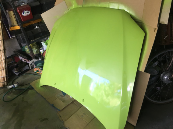 アルテッツァ ボンネット塗装